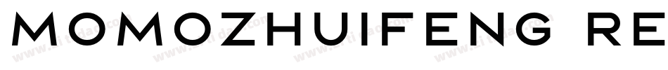 momozhuifeng Regular字体转换